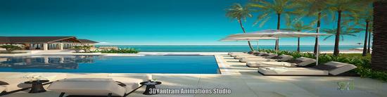 Architectural exterior rendering cv
