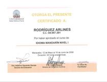 Nivel 1 mandarin i cv