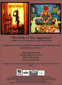 The folly of our appetites flyer cv
