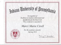 Deans list cv