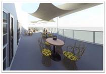 Restaurant patio design revit rendering cv
