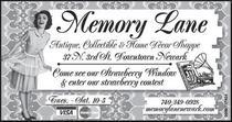 Memory lane cv