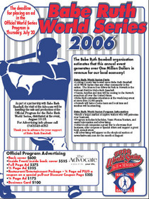 Babe ruth flyer cv