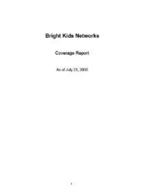 2006 bright kids network press clippings cv